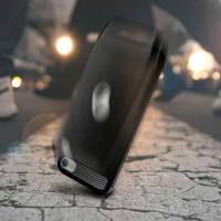 ONEFLOW Shift Case für Apple iPhone 7 – Handyhülle aus robustem TPU in Carbon- & brushed Alu-Optik