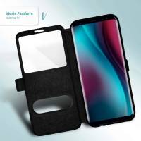 moex Comfort Case für Samsung Galaxy A7 (2016) – Klapphülle mit Fenster, ultra dünnes Flip Case