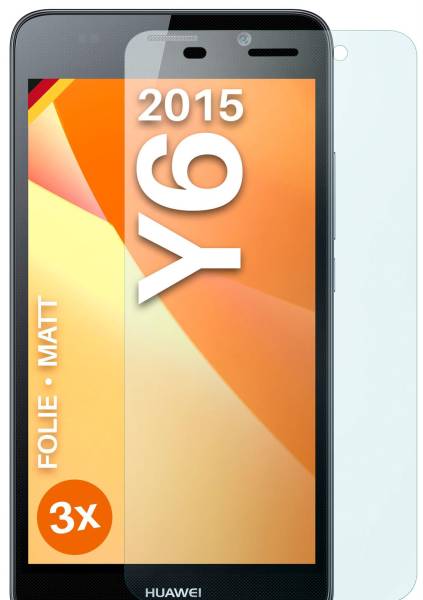 moex FlexProtect Matt für Huawei Y6 (2015) – Anti Reflex Schutzfolie für besten Displayschutz, Matt