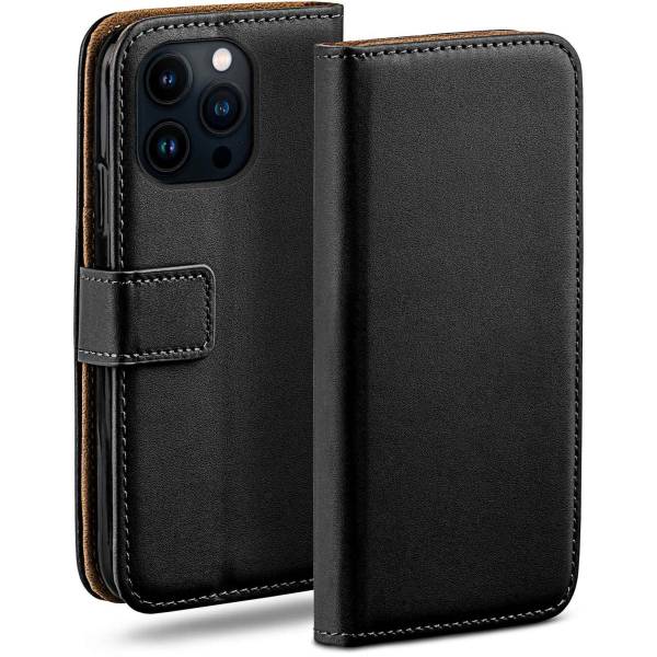 moex Book Case für iPhone 13 Pro Klapphülle mit Kartenfach