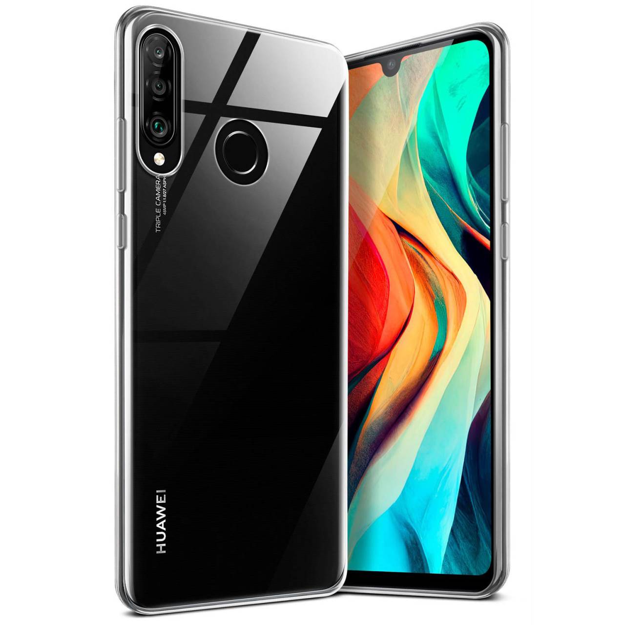 moex Aero Case Huawei P30 Lite durchsichtig aus Silikon