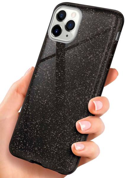 ONEFLOW Glitter Case für Apple iPhone 11 Pro Max – Glitzer Hülle aus TPU, designer Handyhülle