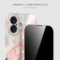 ONEFLOW Bliss Cover iPhone 16 Plus Marmor Muster – weiteres Produktbild 1