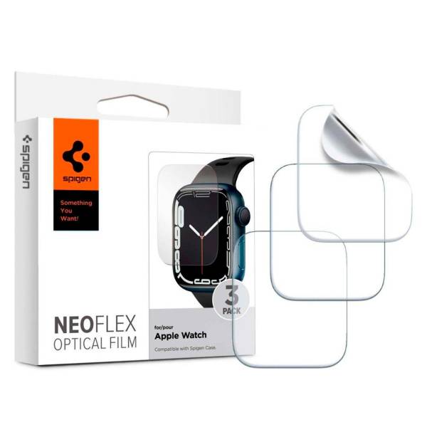 Spigen Neo Flex für Apple Watch 4/5/6/7/8/SE (40/41mm) – Displayschutzfolie 3er Pack