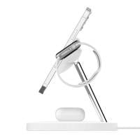 Belkin Boost Charge Pro 3-in-1-Ladegerät mit MagSafe – Induktives USB-C Ladegerät Magnetische Ausrichtung 15W
