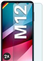 moex ShockProtect Klar für Samsung Galaxy M12 – Panzerglas für kratzfesten Displayschutz, Ultra klar
