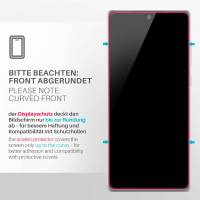 moex ShockProtect Klar für Samsung Galaxy Note 20 5G – Panzerglas für kratzfesten Displayschutz, Ultra klar
