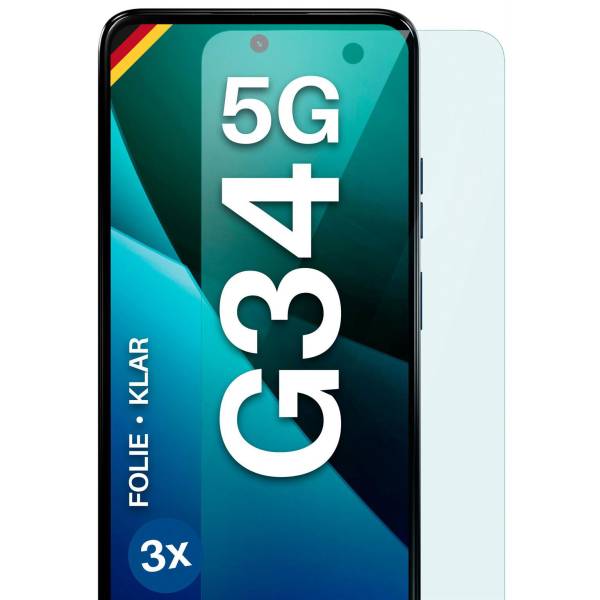 moex FlexProtect Motorola Moto G34 5G Schutzfolie Klar