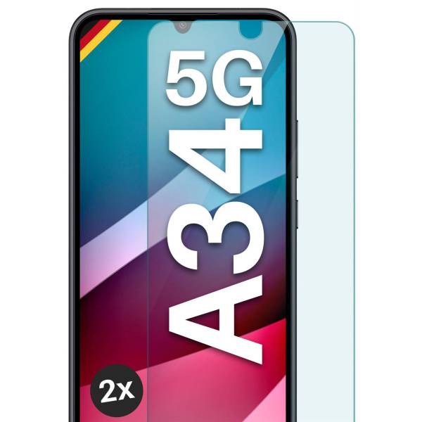 moex ShockProtect Samsung Galaxy A34 5G Panzerglas Klar