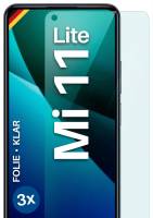 moex FlexProtect Klar für Xiaomi Mi 11 Lite – Schutzfolie für unsichtbaren Displayschutz, Ultra klar