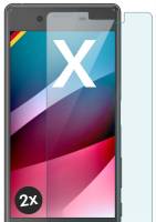 moex ShockProtect Klar für Sony Xperia X – Panzerglas für kratzfesten Displayschutz, Ultra klar