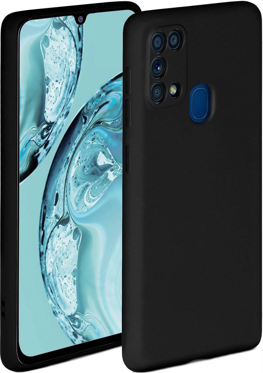 ONEFLOW Soft Case für Samsung Galaxy M31 – weiche Handyhülle aus Silikon mit Kameraschutz