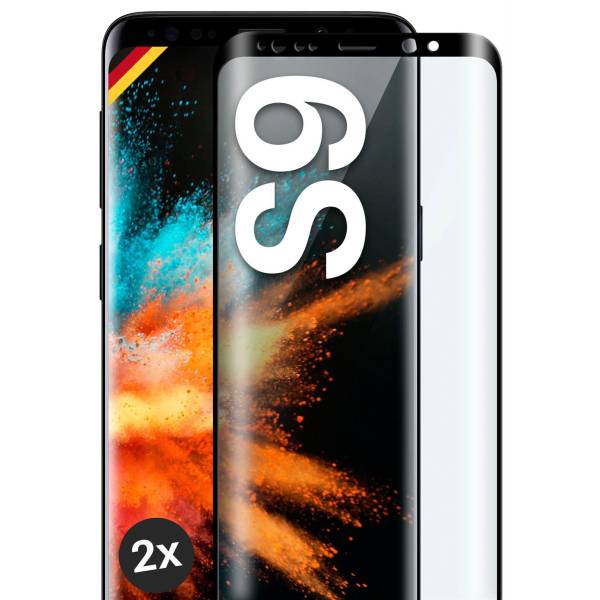 moex CurveProtect Samsung Galaxy S9 Panzerglas 3D Full Screen