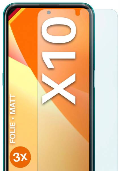 moex FlexProtect Matt für Nokia X10 – Anti Reflex Schutzfolie für besten Displayschutz, Matt