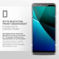 moex FlexProtect Klar für Asus Zenfone 5 Lite – Schutzfolie für unsichtbaren Displayschutz, Ultra klar