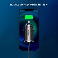 Joyroom Kfz Ladegerät – USB Typ C, Schnellladegerät, Zigarettenanzünder Adapter, Power Delivery, Quick Charge 3.0 – weiteres Produktbild 3