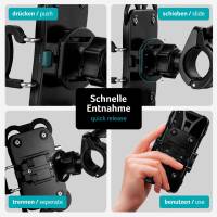ONEFLOW Fahrrad-Handyhalterung mit Schnellverriegelung – RockSup QR – weiteres Produktbild 6