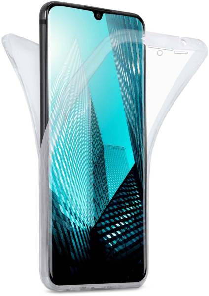 moex Double Case für Huawei P30 Lite New Edition – 360 Grad Hülle aus Silikon, Rundumschutz beidseitig