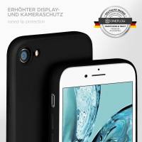 ONEFLOW Soft Case für Apple iPhone SE 3. Generation (2022) – weiche Handyhülle aus Silikon mit Kameraschutz