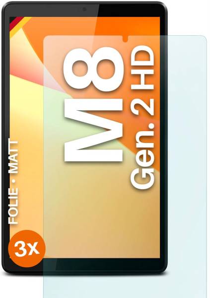 moex FlexProtect Matt für Lenovo Tab M8 (2. Gen.) HD – Anti Reflex Schutzfolie für besten Displayschutz, Matt