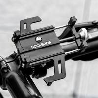 Rockbros Handyhalterung Fahrrad 699-BK – Fahrrad Smartphone Halterung, verstellbare Armspannweite, Aluminium – weiteres Produktbild 5
