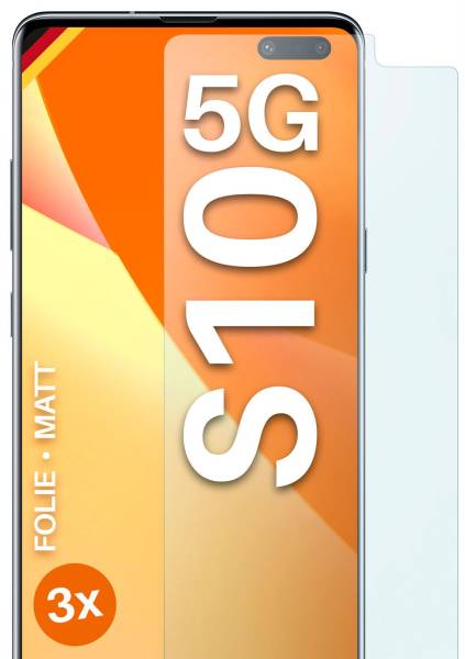 moex FlexProtect Matt für Samsung Galaxy S10 5G – Anti Reflex Schutzfolie für besten Displayschutz, Matt