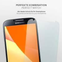 moex FlexProtect Matt für Samsung Galaxy S4 – Anti Reflex Schutzfolie für besten Displayschutz, Matt