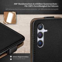 moex Flip Case für Samsung Galaxy S24 Plus – PU Lederhülle mit 360 Grad Schutz, klappbar