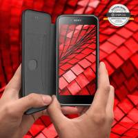 ONEFLOW Business Case für Sony Xperia Z5 – Klappbare Handytasche mit Kartenfach und Ständer
