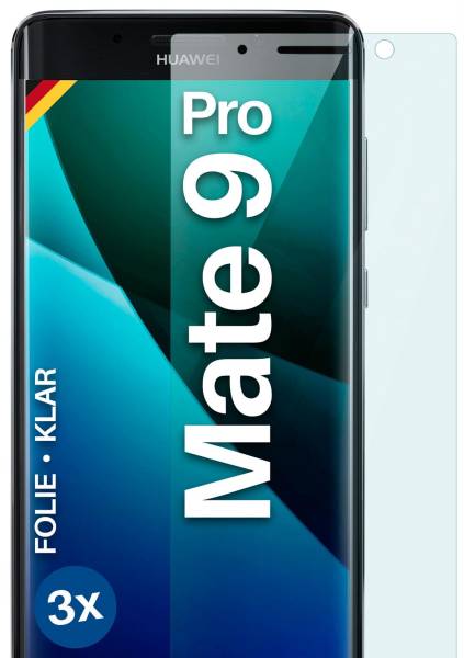 moex FlexProtect Klar für Huawei Mate 9 Pro – Schutzfolie für unsichtbaren Displayschutz, Ultra klar