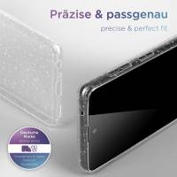moex® Sparky Case für Samsung Galaxy S20 – Stylische Glitzer Hülle, ultra slim Handyhülle, durchsichtig