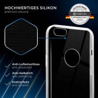 ONEFLOW Clear Case für Apple iPhone 6s – Transparente Hülle aus Soft Silikon, Extrem schlank