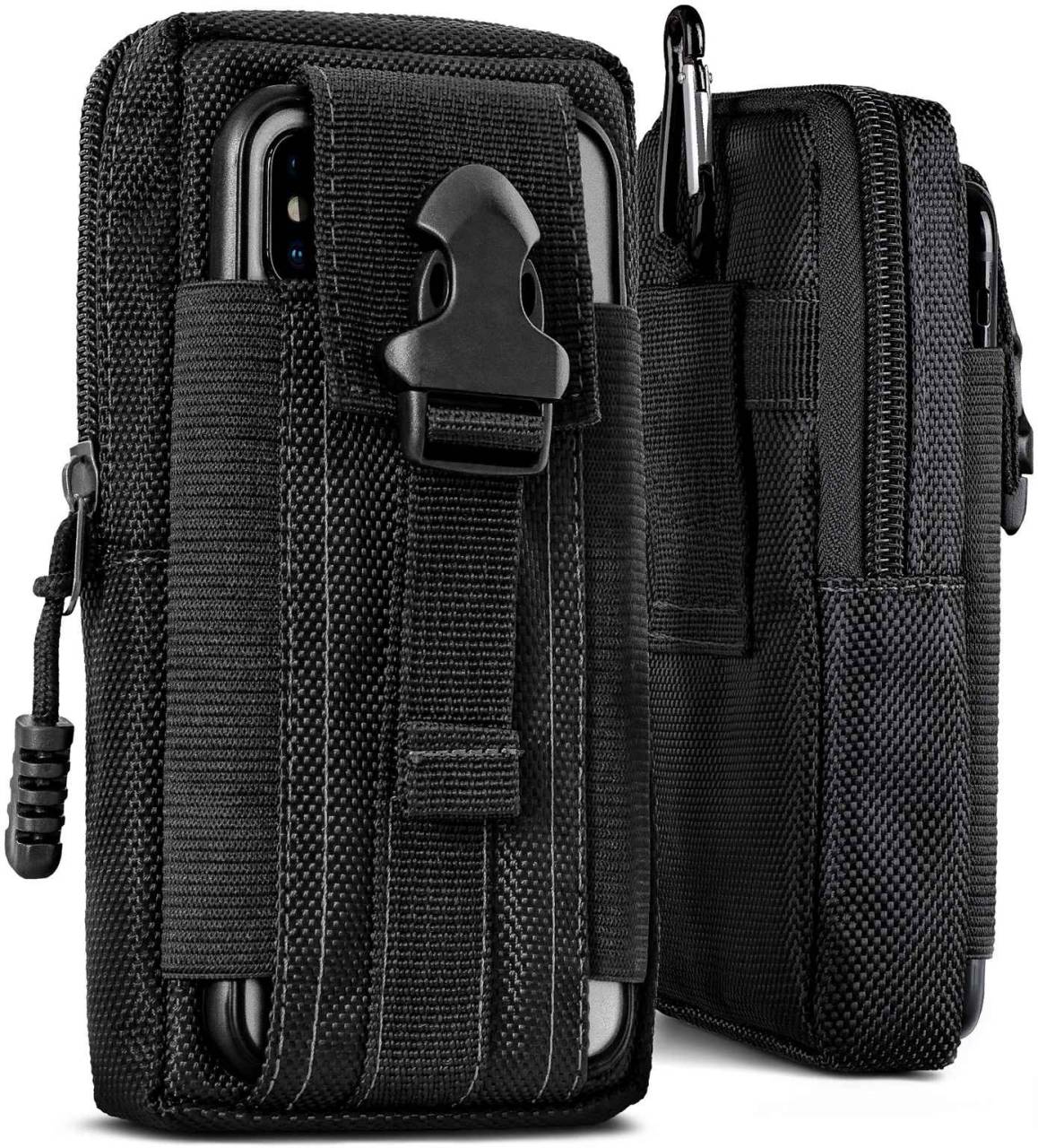 ONEFLOW Survival Case für Samsung Galaxy A35 5G – Handy Gürteltasche aus Oxford Nylon mit Karabiner