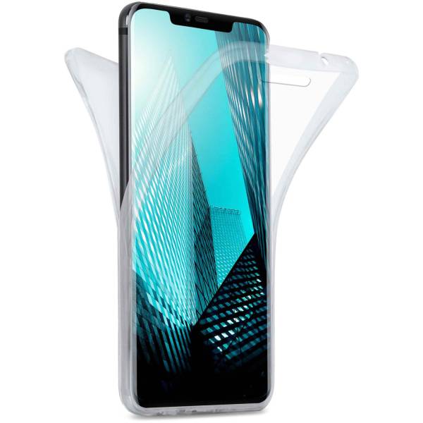 Für Huawei Mate 20 Pro | Beidseitige, klare Silikonhülle | DOUBLE CASE