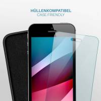moex ShockProtect Klar für Apple iPhone 5s – Panzerglas für kratzfesten Displayschutz, Ultra klar