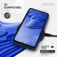 ONEFLOW Vanguard Case für Samsung Galaxy A30s – Stoßfeste Hybrid Schutzhülle mit klarer Rückseite