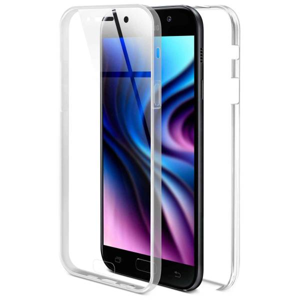 ONEFLOW Touch Case für Samsung Galaxy A7 (2017) – 360 Grad Full Body Schutz, komplett beidseitige Hülle