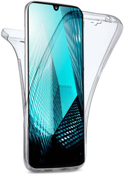 moex Double Case für Samsung Galaxy A41 – 360 Grad Hülle aus Silikon, Rundumschutz beidseitig
