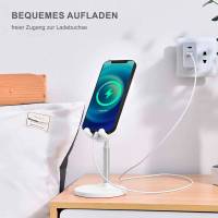 OATSBASF Höhenverstellbarer Handy- und Tabletständer – Kompakte Halterung im Hasen Design – weiteres Produktbild 1