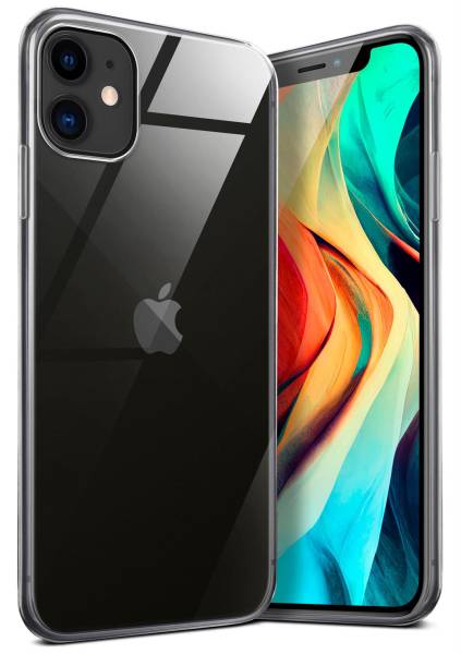 moex Aero Case für Apple iPhone 11 – Durchsichtige Hülle aus Silikon, Ultra Slim Handyhülle