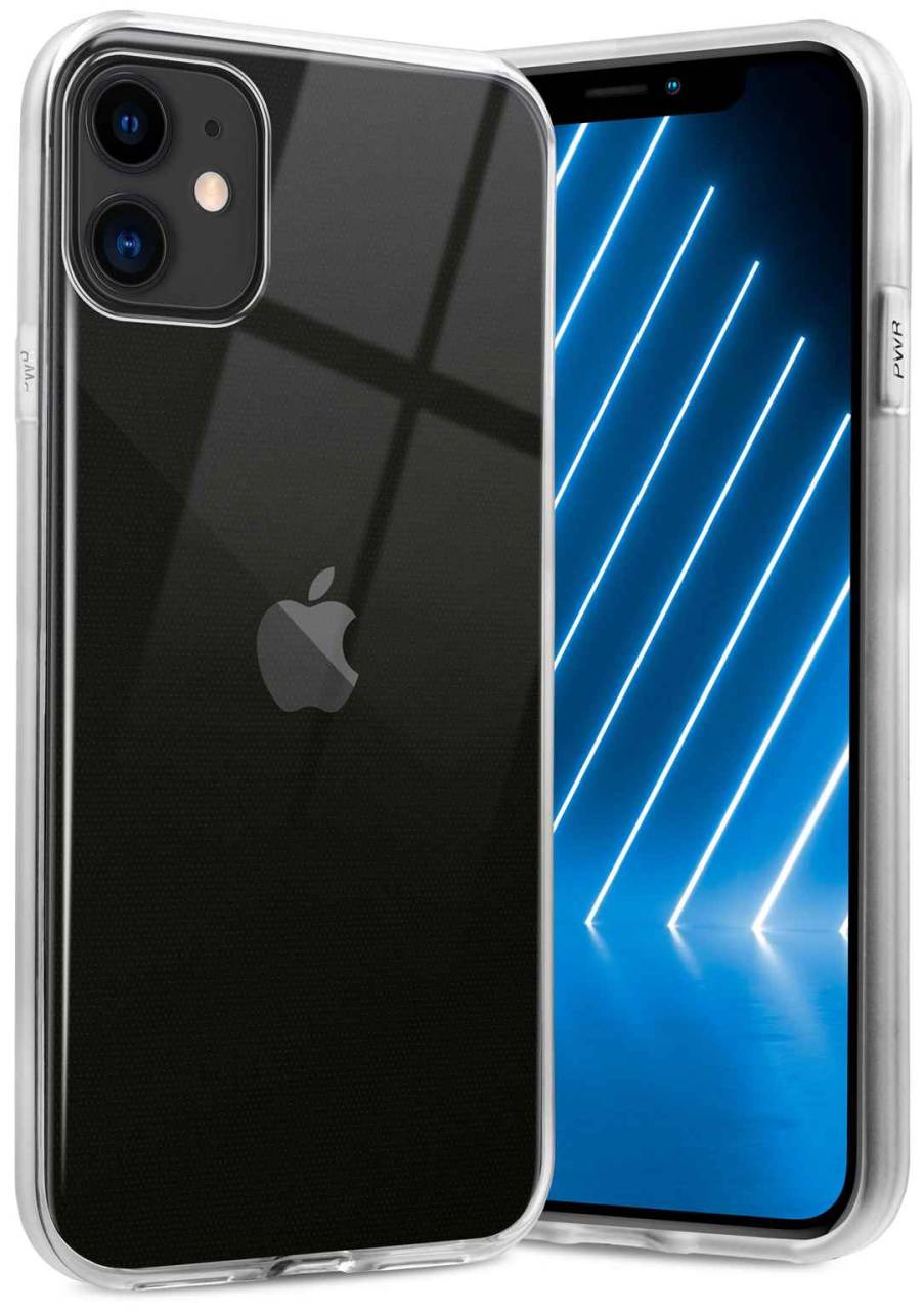 ONEFLOW Clear Case für Apple iPhone 11 – Transparente Hülle aus Soft Silikon, Extrem schlank