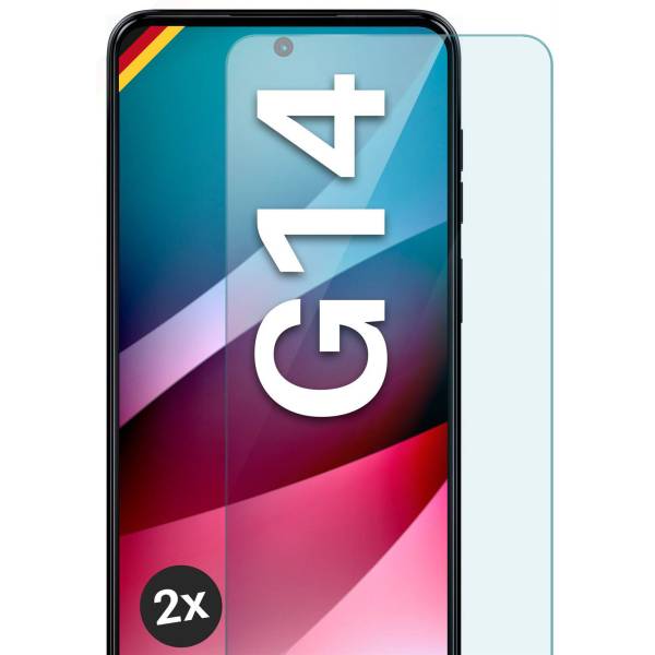 moex ShockProtect Motorola Moto G14 Panzerglas Klar