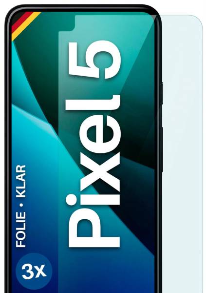 moex FlexProtect Klar für Google Pixel 5 – Schutzfolie für unsichtbaren Displayschutz, Ultra klar