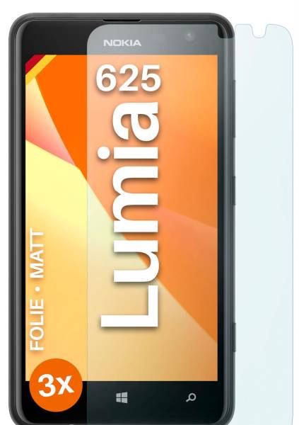 moex FlexProtect Matt für Nokia Lumia 625 – Anti Reflex Schutzfolie für besten Displayschutz, Matt