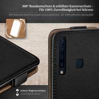 moex Flip Case für Samsung Galaxy A9 (2018) – PU Lederhülle mit 360 Grad Schutz, klappbar