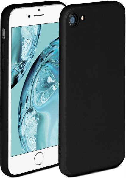 ONEFLOW Soft Case für Apple iPhone SE 2. Generation (2020) – weiche Handyhülle aus Silikon mit Kameraschutz