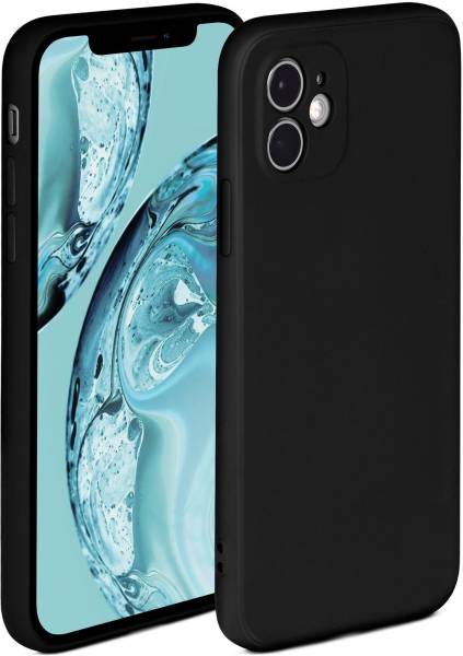 ONEFLOW Soft Case für Apple iPhone 12 – weiche Handyhülle aus Silikon mit Kameraschutz