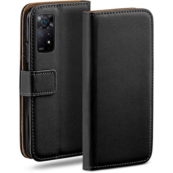 moex Book Case für Redmi Note 11 Pro 5G Klapphülle mit Kartenfach