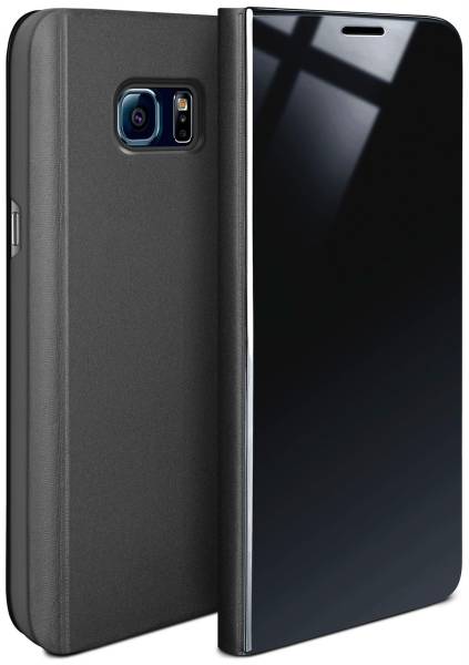moex Void Case für Samsung Galaxy S6 Edge – Klappbare 360 Grad Schutzhülle, Hochglanz Klavierlack Optik
