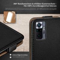 moex Flip Case für Xiaomi Redmi Note 10 Pro – PU Lederhülle mit 360 Grad Schutz, klappbar